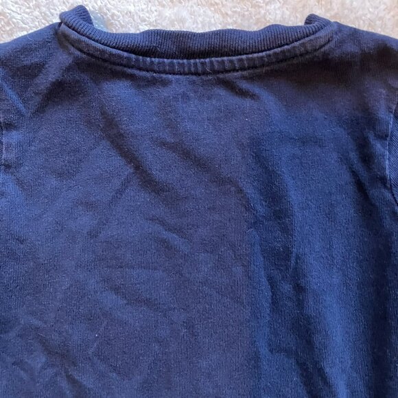 babyGAP 12-18M Navy Long Sleeve Bodysuit Cotton Bear Logo GUC Baby Unisex - Picture 11 of 15